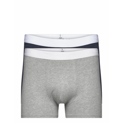 Maple 2 Pack Underwear - Gots/Vegan *Villkorat Erbjudande Boxerkalsonger Grå Knowledge Cotton Apparel