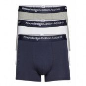 3-Pack Underwear - Gots/Vegan Boxerkalsonger Multi/patterned Knowledge Cotton Apparel