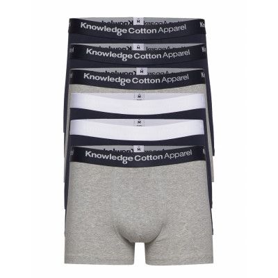 6-Pack Underwear - Gots/Vegan *Villkorat Erbjudande Boxerkalsonger Multi/mönstrad Knowledge Cotton Apparel