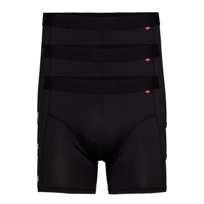 Danish Endurance Men's Sports Trunks 3-Pack Svart