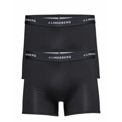 Mens Trunk 2-Pack Underwear Boxerkalsonger Svart J. Lindeberg