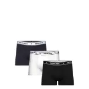 Morris Morris Boxer Brief 3-Pack Black Marinblå