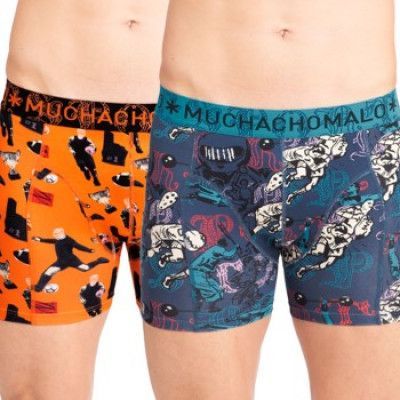 Muchachomalo 2-pack Cotton Stretch Sports Boxer