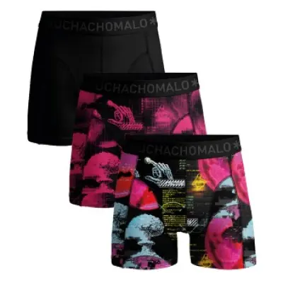 Muchachomalo 3-pack Cotton Stretch Binary Boxer