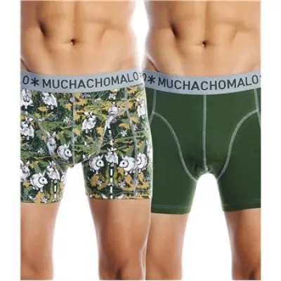 Muchachomalo Rabbit Boxer Green 2-pack * Fri Frakt *