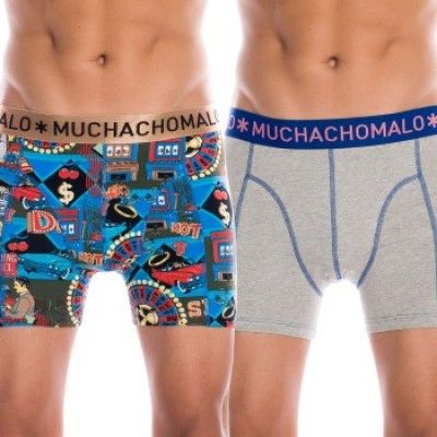 Muchachomalo Solid Boxer Vegas 2-pack * Fri Frakt * * Kampanj *