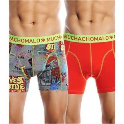 Muchachomalo West Boxer Red 2-pack * Fri Frakt *
