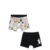 MUMIN Byggare Boxershorts - Grey - 122/128