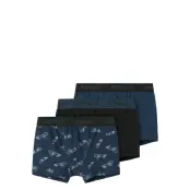 name it Nkmboxer 3P Titan Skater Noos - Multi/patterned - 134-140
