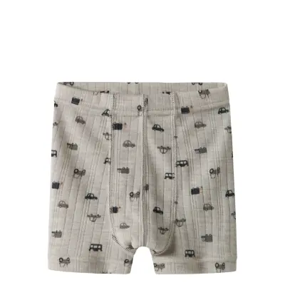 Name It Nmmwang Wool Needle Boxer Noos Grå