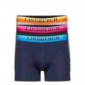 Lindbergh Neon Waistband Bamboo Boxers 3-Pack Blå