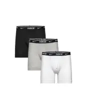 NIKE Underwear Cotton Stretch Boxer Brief 3Pk - Black - L