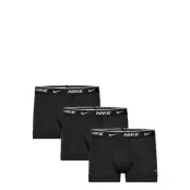 NIKE Underwear Cotton Stretch Trunk 2Pk - Black - L