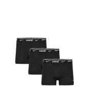 NIKE Underwear Cotton Stretch Trunk 3Pk - Black - XS
