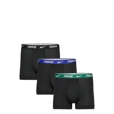 NIKE Underwear Trunk 3Pk Svart