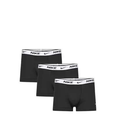 NIKE Underwear Trunk 3Pk Svart