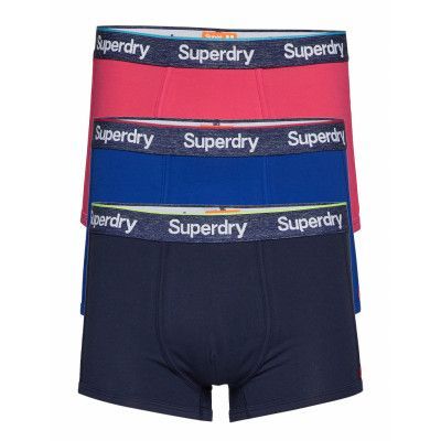 O.L Sport Trunk Triple Pack Boxerkalsonger Blå Superdry