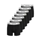 ONLY & SONS Onsfitz Solid Black Boxer 7-Pack - Black - L