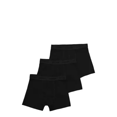 ONLY & SONS Osjfitz Solid Black Boxer 3Pk. Acc Noos Svart