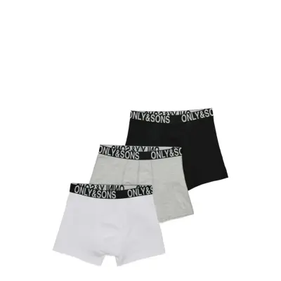ONLY & SONS Osjfitz Wb Bold Logo Boxer 3Pk. Acc Noos - Multi/patterned - 158-164