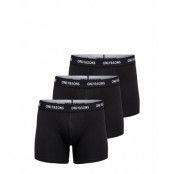 ONLY & SONS Onsfitz Solid Black Boxer 3Pack3854 Noos Svart