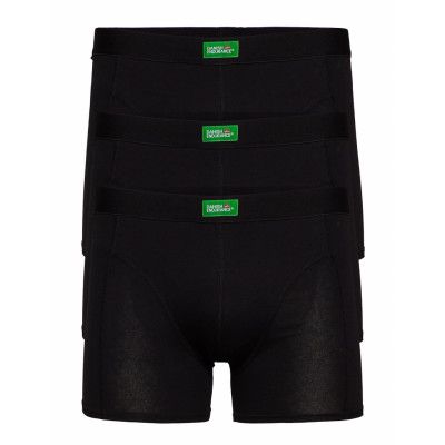 Men's Organic Trunks 3-Pack Sport Boxers Svart Danish Endurance