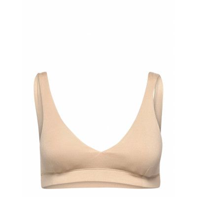 Padded Soft Bra Lingerie Bras & Tops Soft Bras Non Wired Bras Beige Bread & Boxers
