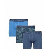 Panos Emporio 3Pk Base Bamboo Boxer *Villkorat Erbjudande Boxerkalsonger Blå Panos Emporio