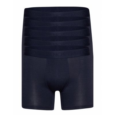 Panos Emporio 5Pk Base Bamboo Boxer *Villkorat Erbjudande Boxerkalsonger Blå Panos Emporio