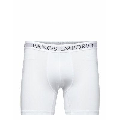Panos Emporio Base Bamboo Boxer Boxerkalsonger Vit Panos Emporio