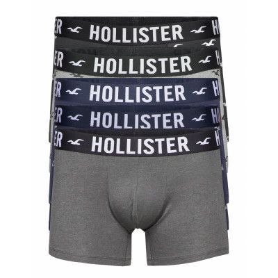 Pattern Underwear & Sleep Boxerkalsonger Grå Hollister