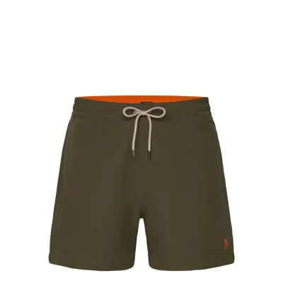 Polo Ralph Lauren 4.5-Inch Traveler Slim Fit Swim Trunk Khaki Green