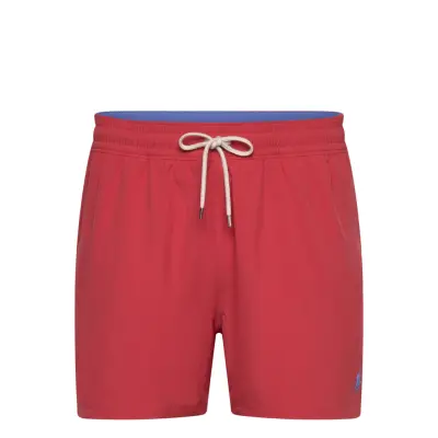 Polo Ralph Lauren 4.5-Inch Traveler Slim Fit Swim Trunk Röd