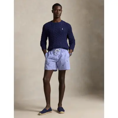 Polo Ralph Lauren 5.75-Inch Traveler Classic Swim Trunk - Blue - S