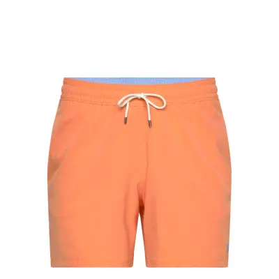 Polo Ralph Lauren 5.75-Inch Traveler Classic Swim Trunk - Orange - XS