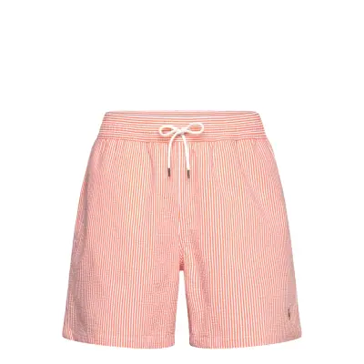 Polo Ralph Lauren 5.75-Inch Traveler Classic Swim Trunk - Red - M
