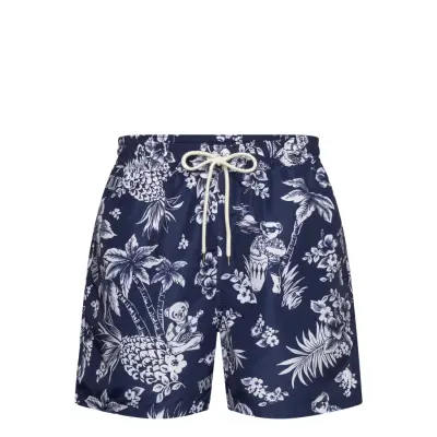 Polo Ralph Lauren 5.75-Inch Traveler Polo Bear Swim Trunk Marinblå