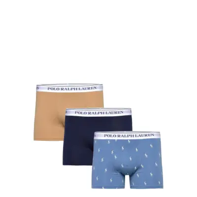Polo Ralph Lauren Classic Stretch-Cotton Trunk 3-Pack Blå