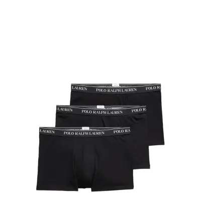 Polo Ralph Lauren Classic Stretch Cotton Trunk 3-Pack - Black - 7XL