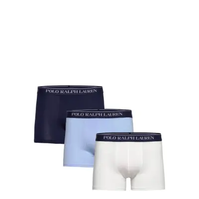 Polo Ralph Lauren Classic Stretch-Cotton Trunk 3-Pack - Blue - XXL