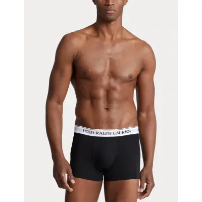Polo Ralph Lauren Classic Stretch-Cotton Trunk 3-Pack - White - XXL