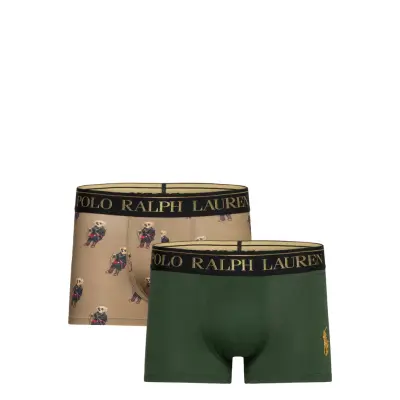 Polo Ralph Lauren Stretch Cotton Trunk 2-Pack Grön