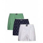 Polo Ralph Lauren Cotton Boxer 3-Pack Marinblå