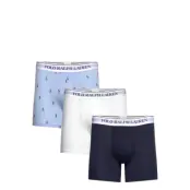 Polo Ralph Lauren Stretch Cotton Boxer Brief 3-Pack Marinblå