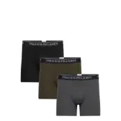 Polo Ralph Lauren Stretch Cotton Boxer Brief 3-Pack Svart