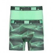 Puma Active Boxer Print 2p Boxerkalsonger Grön PUMA