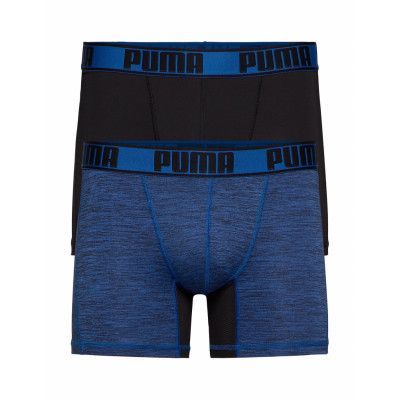 Puma Active Grizzly Melange Boxer 2 Boxerkalsonger Blå PUMA