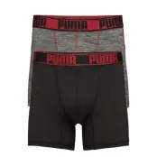 Puma Active Grizzly Melange Boxer 2 Boxerkalsonger Svart PUMA