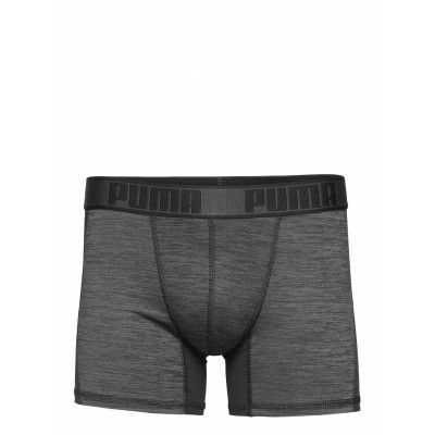 Puma Active Grizzly Melange Boxer 2 Boxerkalsonger Svart PUMA