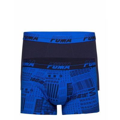 Puma Activism Aop Trunk 2p Boxerkalsonger Blå PUMA